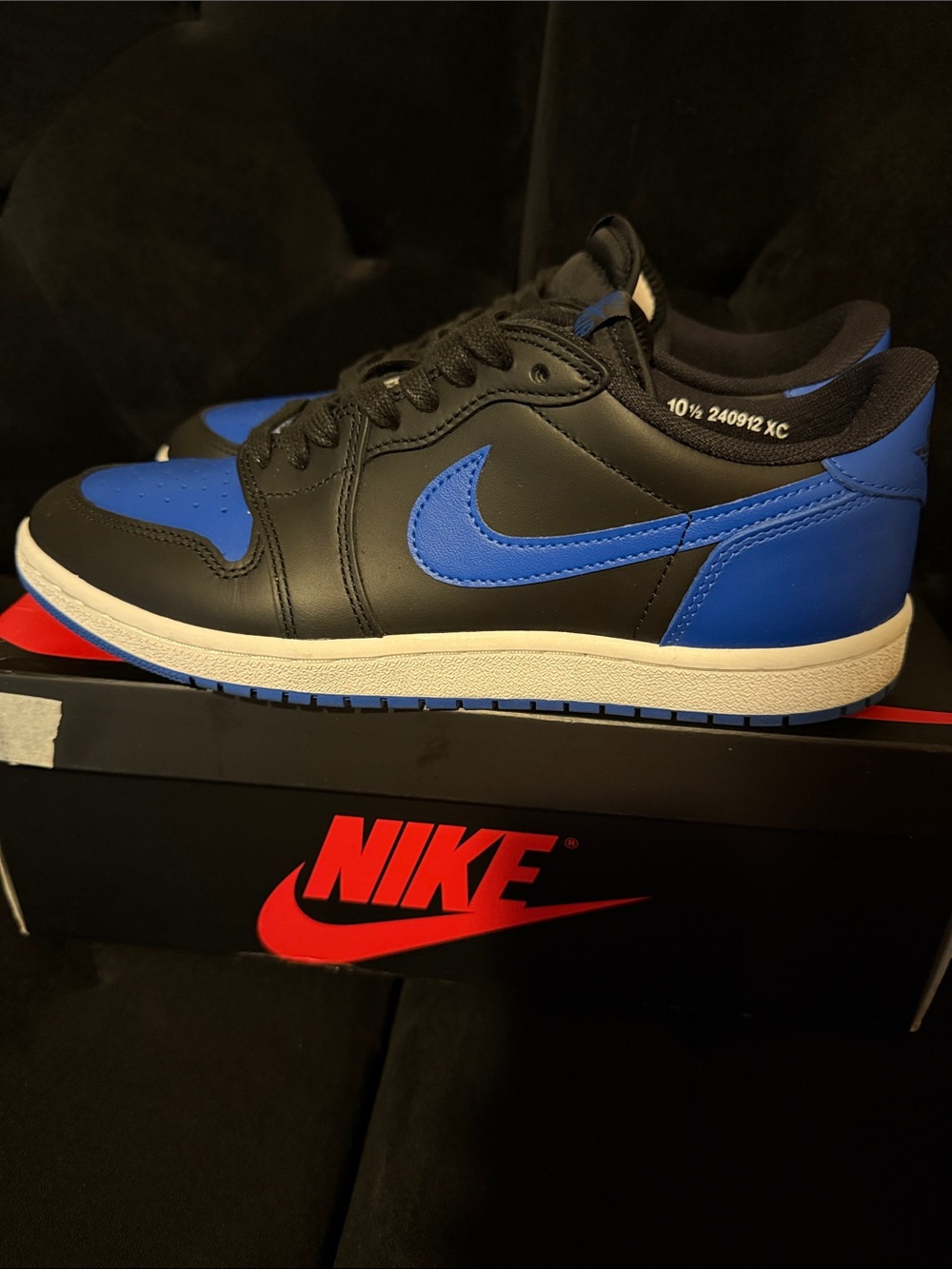 Nike Men’s Low Top Sneakers - Black & Blue Jordan 85 low royal size 10.5